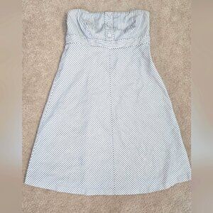 GAP Y2K Striped Strapless Dress Size 12